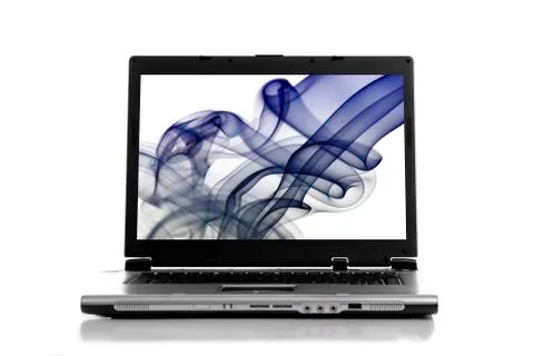 Personal computer isolated on white background Stock Photos