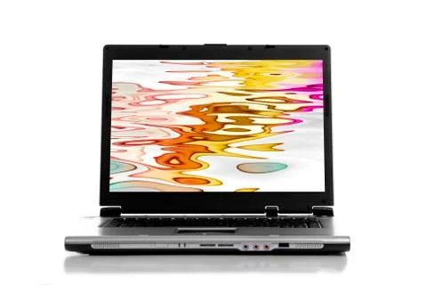 Personal computer isolated on white background Foto stock