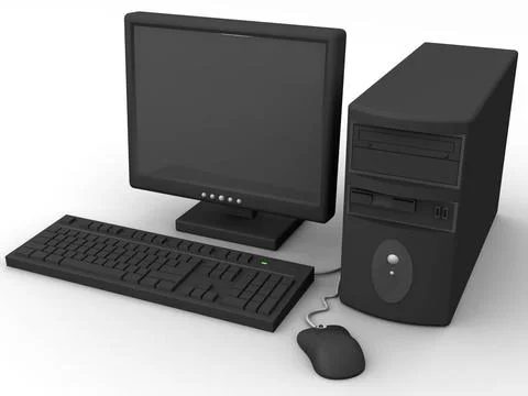Personal computer Personal computer, 3d Copyright: xZoonar.com/MaksymxYeme... Stock Photos