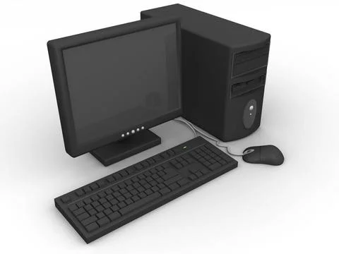 Personal computer Personal computer, 3d Copyright: xZoonar.com/MaksymxYeme... Stock Photos