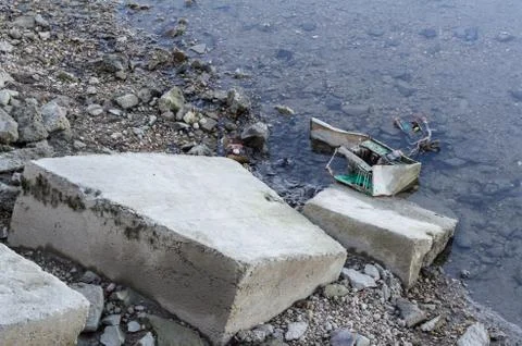 Personal computer wreck Stock Photos