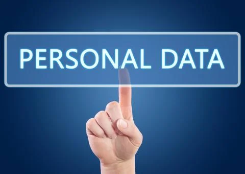 Personal data Illustrazione stock