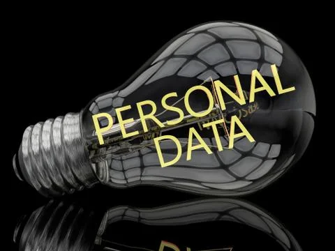 Personal Data Stock Illustration