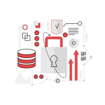 Personal data protection Stock Illustration