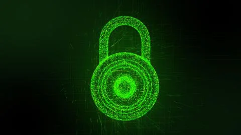 Personal data protection from virus malware and backdoor hacking Illustrazione stock