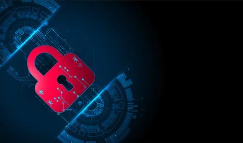 Personal data security Illustrates cyber data or information privacy idea. Co Stockillustratie