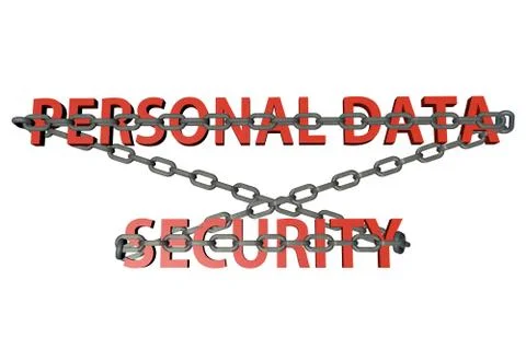 Personal data security Illustrazione stock