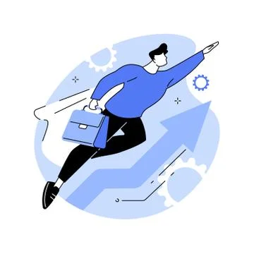 Personal development abstract concept vector illustration. Stock Illustration