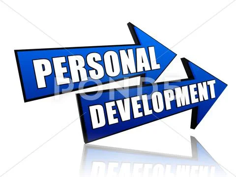 Personal development in arrows イラスト素材