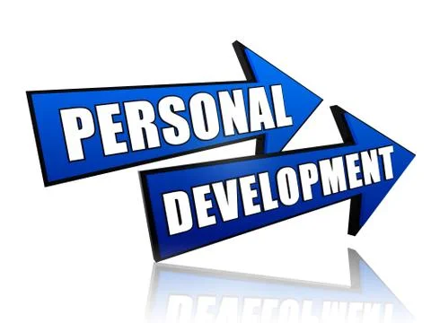 Personal development in arrows Stock Illustration
