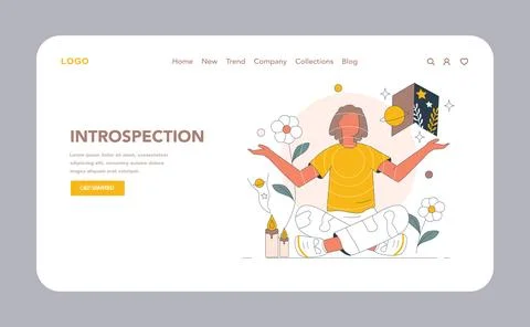 Personal Development Coach concept. Flat vector illustration. Illustrazione stock