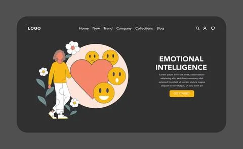 Personal Development Coach concept. Flat vector illustration. Illustrazione stock