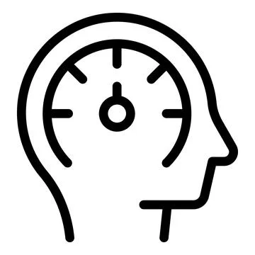 Personal development coach icon outline vector. Self development strategy Stockillustratie