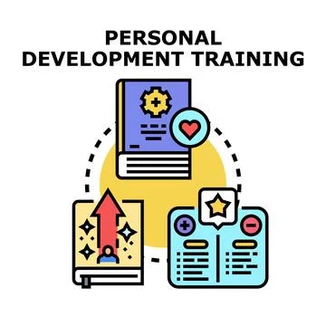 Personal development training program for career growth Illustration