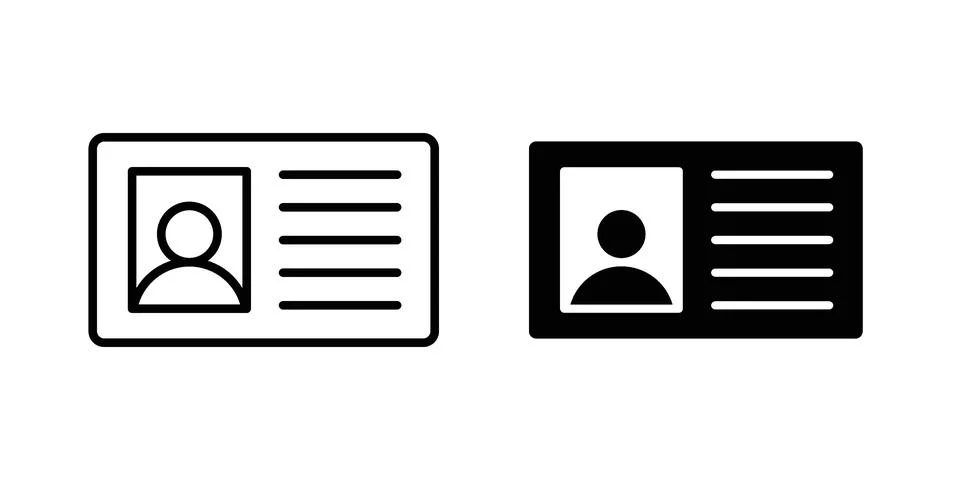 Personal documents icon vector design illustrations Stock Illustration