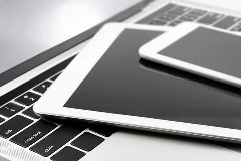 Personal electronic mobile devices Stock Photos