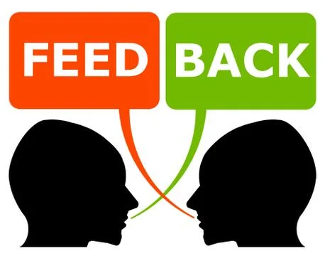 Personal feedback Illustrazione stock