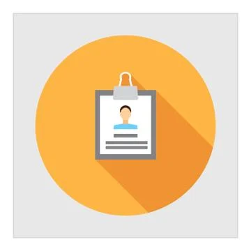 Personal file icon 스톡 일러스트