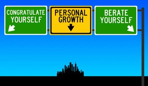 Personal growth Illustrazione stock