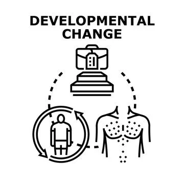 Personal growth process and human development cycle Stock Illustration