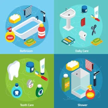 Personal Hygiene concept Stock Illustration