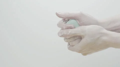Personal hygiene.  Video stock 248131302