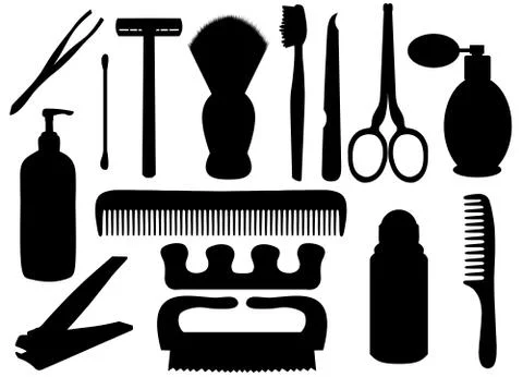 Personal hygiene objects Illustrazione stock