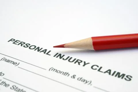Personal injury claim Stock Photos