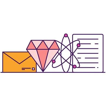 Personal learning, skill develop vector flat icon Stock Illustration