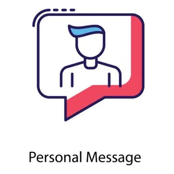 Personal Message Stock Illustration