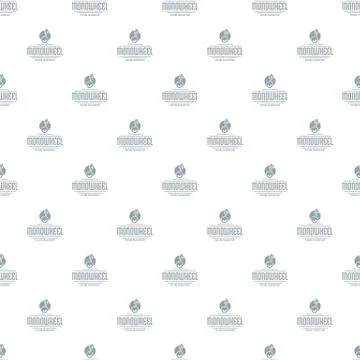 Personal mono wheel pattern seamless イラスト素材