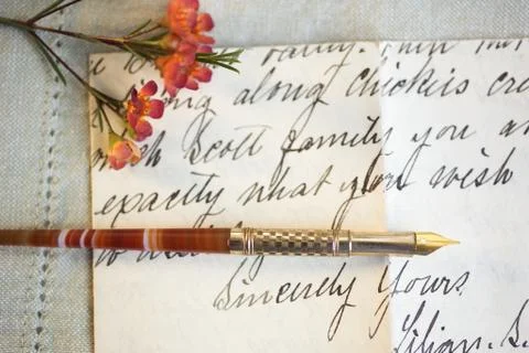 A personal note Fotos de archivo