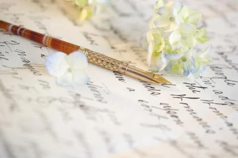 A personal note Fotos de archivo