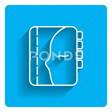 Personal organizer icon Stock Illustration