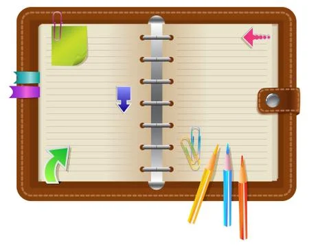 Personal organizer Stock Illustration
