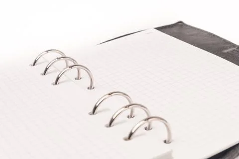 Personal organizer on white background Stock Photos