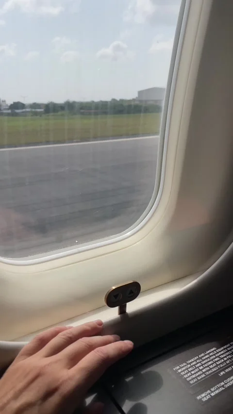 Personal perspective taking off on the private jet Stock Footage 292833734