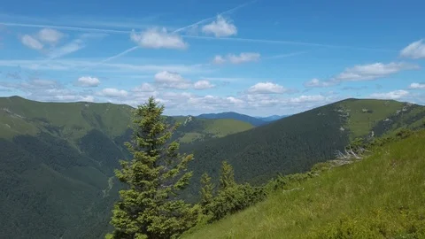 Personal Perspective of Walking on a Path in the Mountains, Steady Cam Shot. Pov Stock Footage 119174799