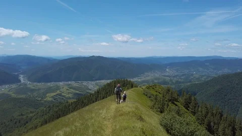 Personal Perspective of Walking on a Path in the Mountains, Steady Cam Shot. Pov Stock Footage 119174972