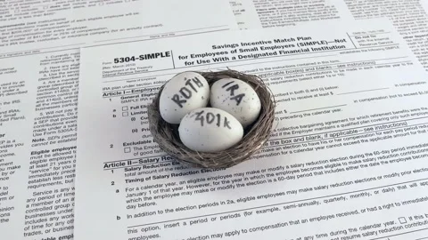 Personal plan 401k Stock Footage 137711230