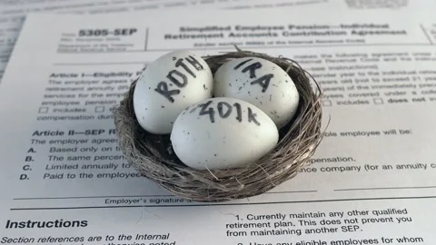 Personal plan 401k Stock Footage 137712008