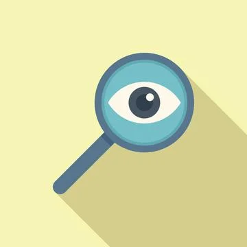 Personal privacy icon flat vector. Data protect Stock Illustration