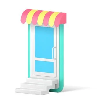 Personal profile digital store smartphone log in airwing shop tent design r.. Ilustración de archivo
