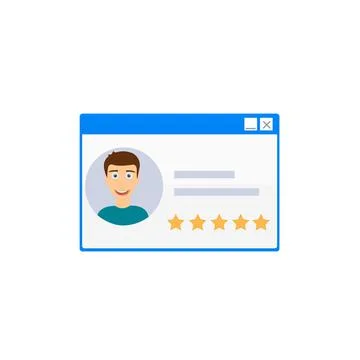 Personal rating Illustrazione stock