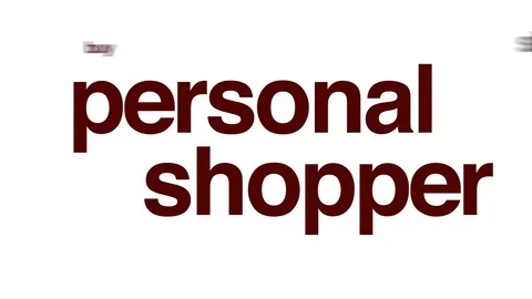 Personal shopper animated word cloud. Stock Footage 69947245
