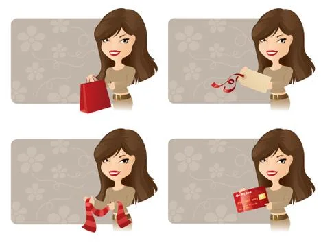 Personal shopper Stock Illustration