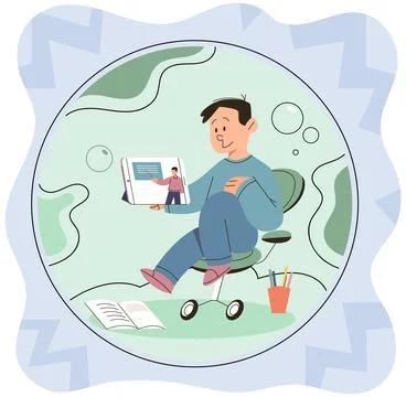 Personal space. Public spaces often require different level personal space .. Stock Illustration