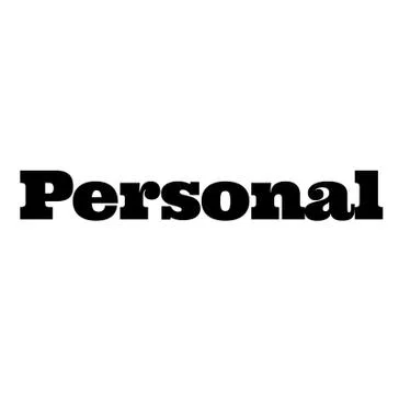 Personal stamp on white Stock Illustration