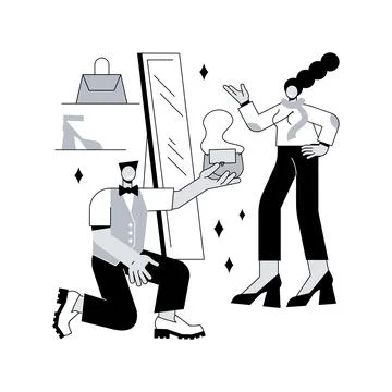 Personal stylist abstract concept vector illustration. Stock Illustration