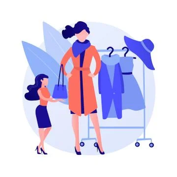 Personal stylist vector concept metaphor Stock Illustration